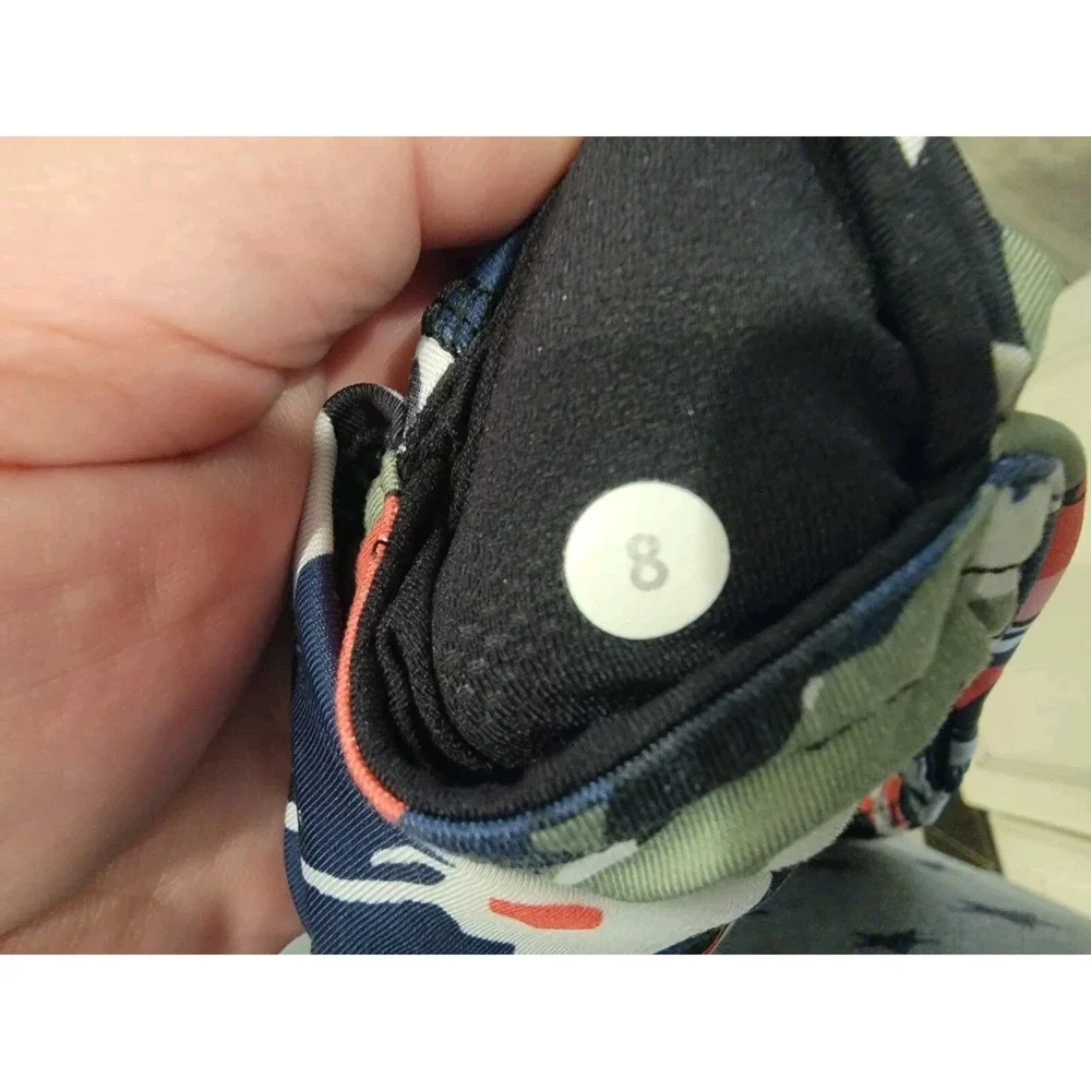 Lululemon Speed Track Short Pop Cut‎ Boom Juice Multi Pockets Women Size 8